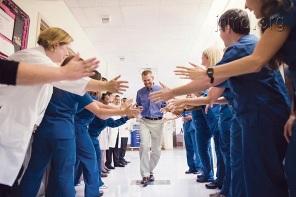 告别埃默里大学医院的工作人员